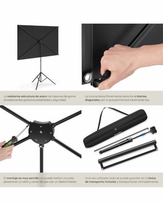 Pantalla Proyector Portátil 72