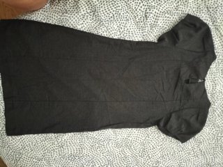 Vestido gris Zara