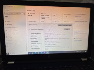 Portátil HP 15” bs0xx   8GB RAM y 480GB SSD