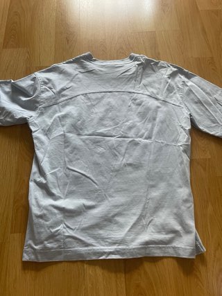 Camiseta Bershka básica azul talla XXS
