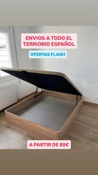 CAMA CANAPE CANAPE COLCHON 135x190cm PACK OFERTAS
