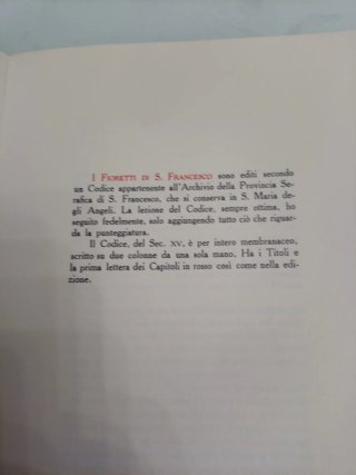 I Fioretti di San Francesco d'Assisi versione umbr