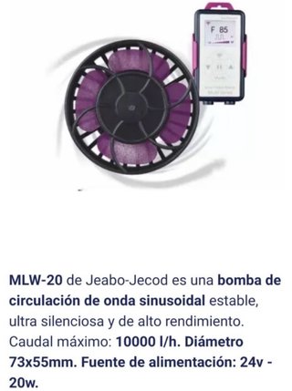 Bomba de movimiento Jeabo MLW-20