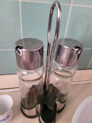 Set Oggetti Cucina Vetro Metallo Legno