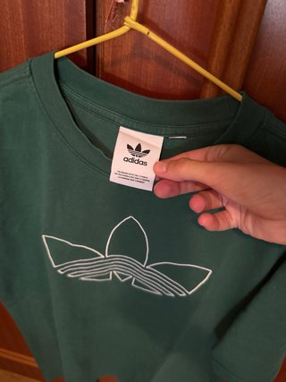 Camiseta Adidas Verde Logo Trefoil
