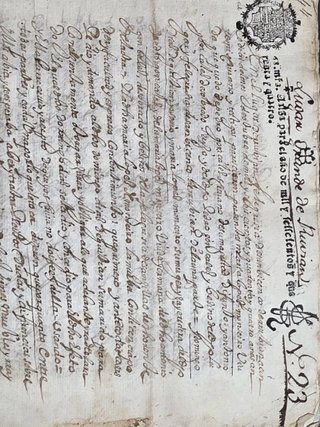Documento Histórico 1644