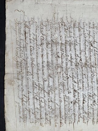 Documento Histórico 1644