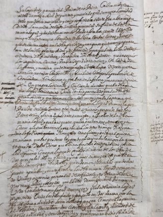 Documento Histórico 1644