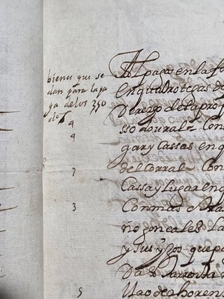 Documento Histórico 1644