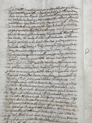 Documento Histórico 1644
