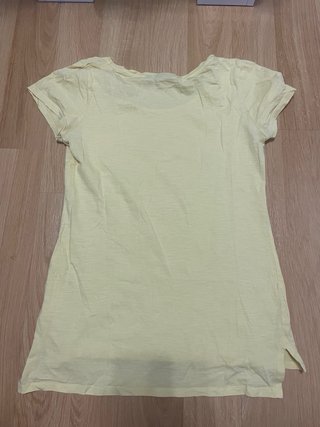 Camiseta Kiabi Mujer Talla M Amarilla