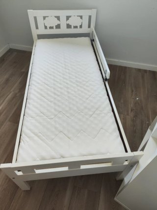 Cama infantil 70x160 con colchón y ropa