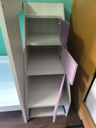 Litera con escalera y cajones