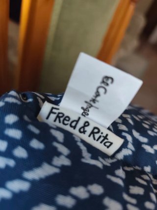 Cama para perros rayas azul y blanco