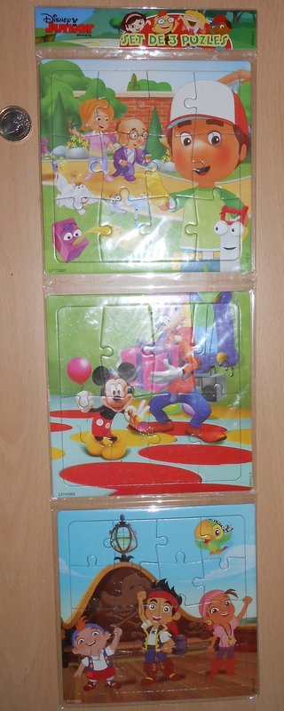 Set 3 Puzzles Disney Junior