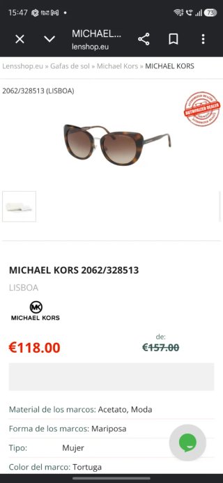 Gafas de sol marrones
