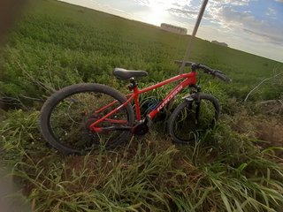 Bicicleta Kross Roja