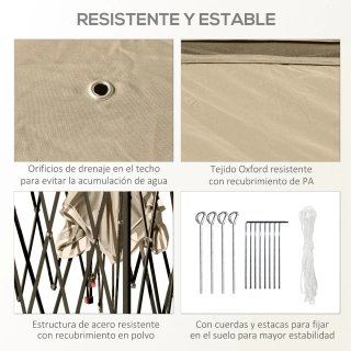 Carpa Beige y Marrón