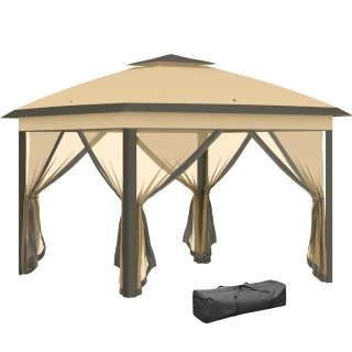 Carpa Beige y Marrón
