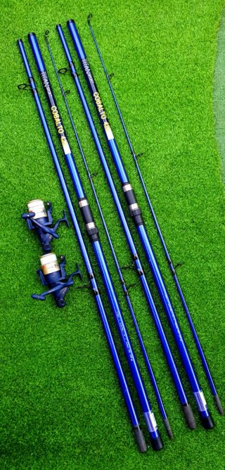 Equipos PESCA Surfcasting, Caña Pesca, Carrete