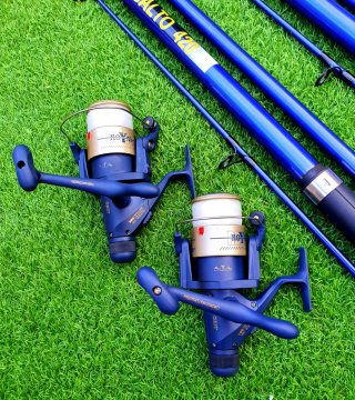 Equipos PESCA Surfcasting, Caña Pesca, Carrete