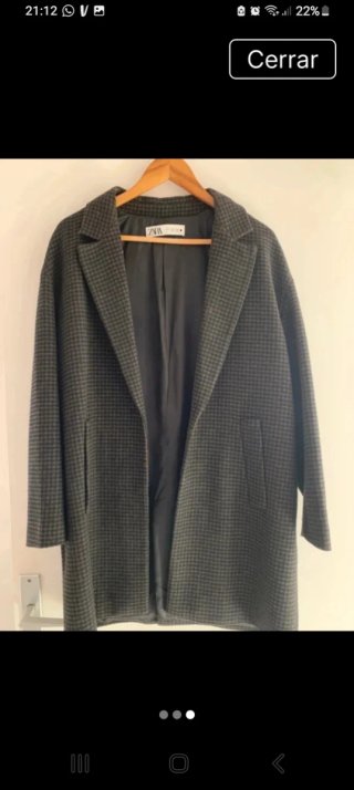 Abrigo oversize Zara Talla única