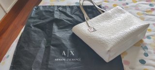 Bolso Armani Exchange blanco