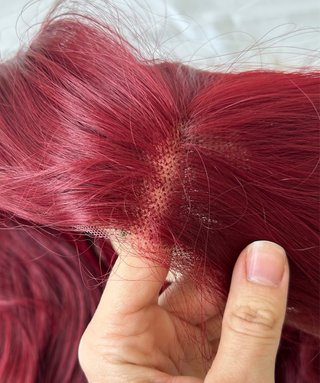 Peluca Rojo Vino Wigisfashion