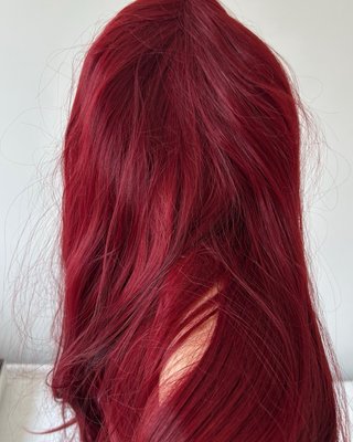 Peluca Rojo Vino Wigisfashion