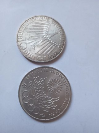Monedas Olímpicas Múnich 1972 Plata DIAMETRO 3'5