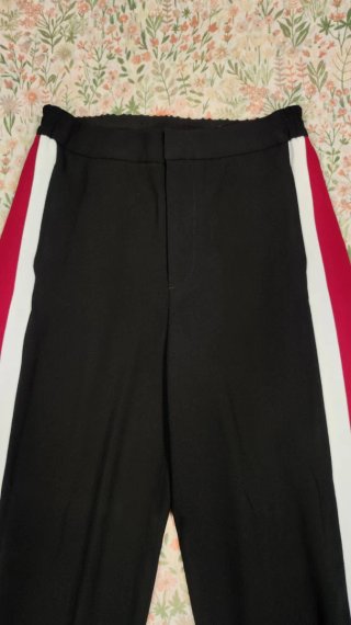 Pantalón ancho raya