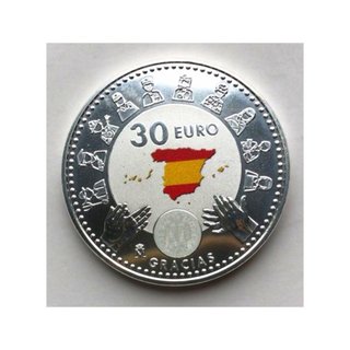 Moneda 30 Euro España Covid.