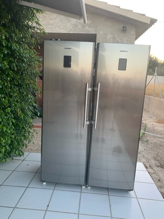 Conjunto Nevera y Congelador Samsung
