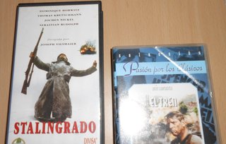 4 Películas VHS (Stalingrado, El Tren, etc.)