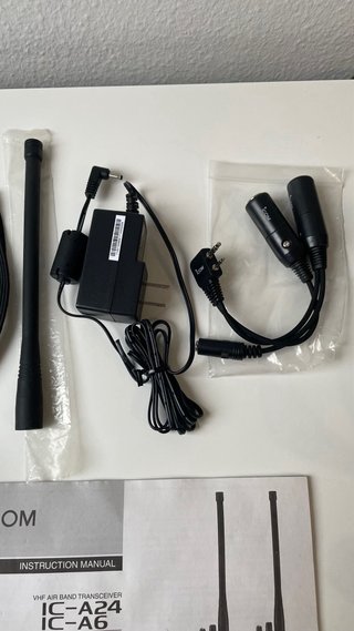 Radio Icom IC-A24 VHF con VOR