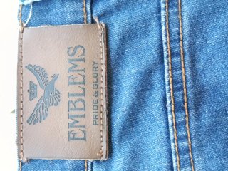 Pantalón vaquero hombre Emblems azul talla 50