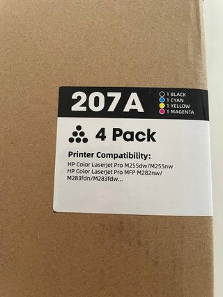 4 Toner HP 207A W2210A-W2213A (Chip)