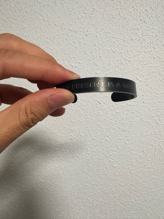 Pulsera Acero Inoxidable Titanio Negra