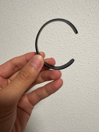 Pulsera Acero Inoxidable Titanio Negra