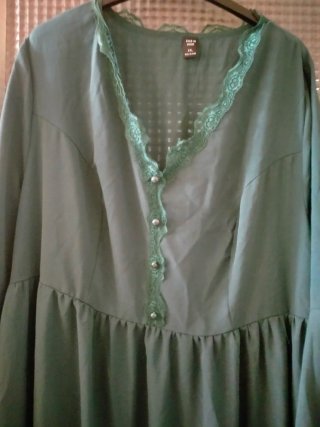 Abito lungo verde