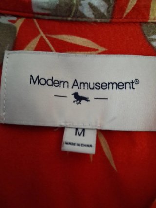 Camisa Verano Estampado Flores Modern Amusement M