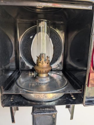 Farol ferroviario antiguo