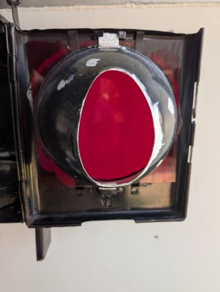 Farol ferroviario antiguo