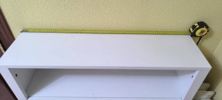Zapatero blanco de madera