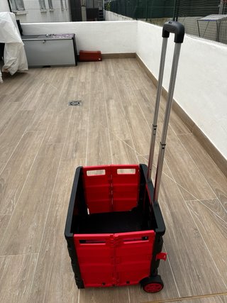 Carrito Compra/ Camping Pegable