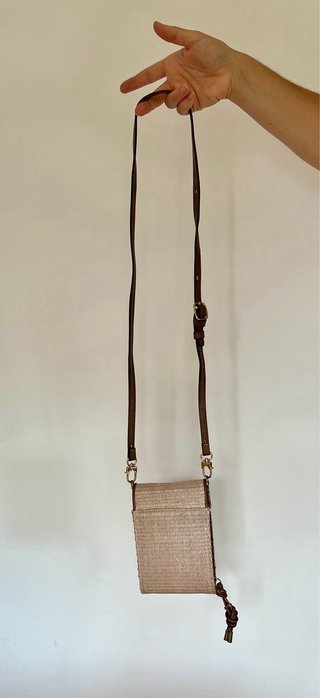 Bolso bandolera tejido