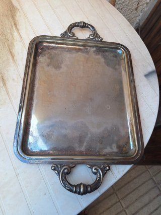 Juego de té antiguo Alpaca