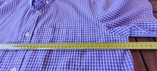 Camisa TEX cuadros morados talla L