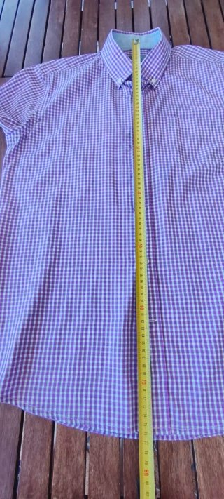 Camisa TEX cuadros morados talla L