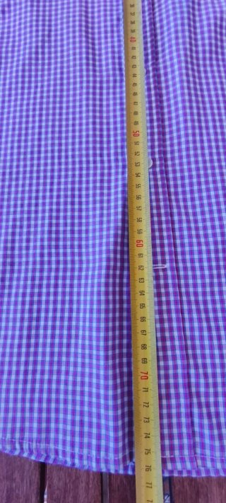 Camisa TEX cuadros morados talla L